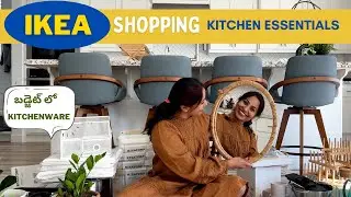 IKEA Shopping in USA for Kitchen Essentials || New Home Makeover Shopping || Telugu Vlogs from USA