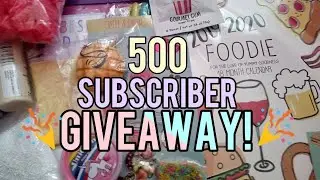 500 Subscriber Giveaway!| Open now!