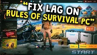 RULES OF SURVIVAL PC HOW TO FIX LAG (STILL WORKING)