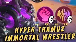NEW BEST OP SYNERGY COMBO !! FULL IMMORTAL X WRESTLER !! MAGIC CHESS BEST COMBO