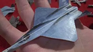 YF 23 Sub Micro Paper Airplane that can actually fly!