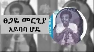 ፀጋዬ መርጊያ - አይባባ ሆዴ * Tsegaye Mergia -  Aybaba Hode