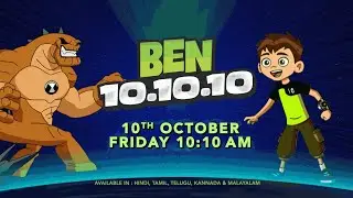 Ben 10 👊| Alien Ka Dharti Par Attack!💪| 10th October, Friday | Cartoon in English✨| @cnindia