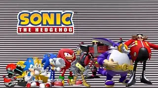 Sonic Characters Size/Height Comparison