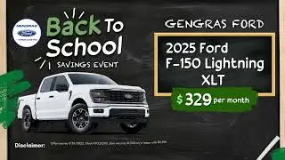 2025 Ford F-150 Lightning XLT Lease Offer | Power Up Your School Year