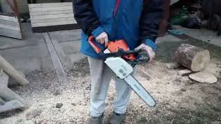 Stihl 021 chainsaw test