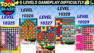 Toon Blast: Level 10325-10329|🐊 The Worst Levels Yet!