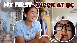 MY FIRST WEEK OF SCHOOL AT BOSTON COLLEGE || FRESHMAN YEAR 2020