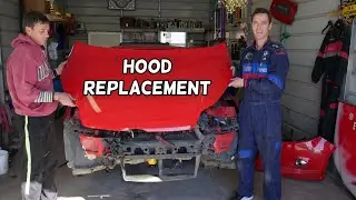 FORD FOCUS MK3 HOOD REPLACEMENT REMOVAL