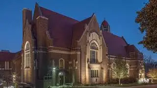 Dundee Church Low-Voltage Outdoor Lighting | McKay Landscape Lighting Omaha Nebraska