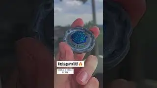 Rock Aqu&aacute;rio 105F 🔥 (Stock Combo: 125SF) #beyblade #beyblademetalfight #beyblademetalfusion #beys