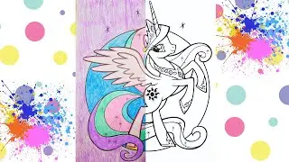 Princess Celestia 💖 My Little Pony Colouring