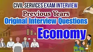 UPSC | Civil Services Exam | Original Interview Questions | Economy | 2025-26 | V Palanichamy