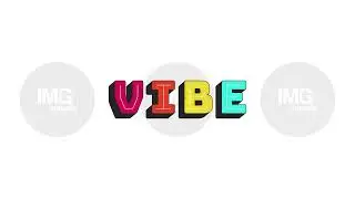 Animated slang vibe in bold typography