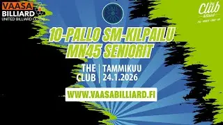 P&ouml;yt&auml; 7 | WATCH LIVE | 10-pallon SM-kilpailut, MN45-sarja, Vaasa 24.01.2026 #lineofsightmedia