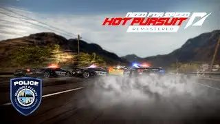 NFS Hot Pursuit Remastered - Free Roam Single Player Patrol - SCPD vs. Chevrolet Corvette ZR1