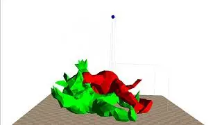 Contact detection between two deformable objects