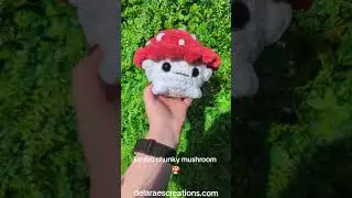 crochet chunky mushroom #plushies