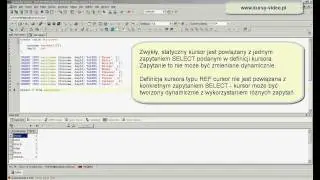 PL/SQL Oracle REF CURSOR and SYS_REFCURSOR tutorial