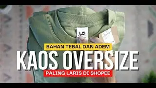 Unboxing Kaos Oversize Paling Laris Di Shopee | JIPCLO