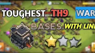 TOP 10 Th9 WAR BASES WITH LINK! - BEST TH9 CWL WAR BASE - TH9 Trophy Base With Base Layouts 2020