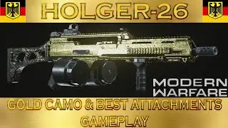 Modern Warfare Holger-26 Gold Camo & Best Attachments Gameplay