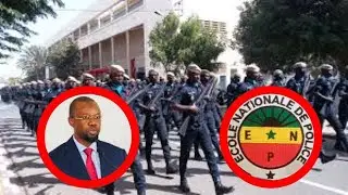 Le premier Ministre Ousmane Sonko a l'ecole national de police