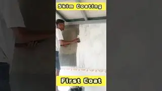 Skim Coat Application / First Coating