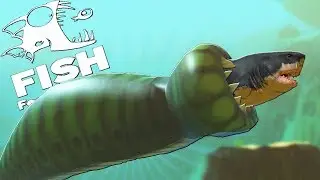 ОГРОМНАЯ ПИЯВКА ЕСТ АКУЛ, ОБЗОР МОДОВ | Feed and Grow Fish