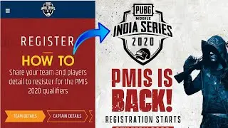 HOW TO REGISTER PMIS 2020 ?! GRAB YOUR SLOTS FAST ! | PMIS2020 | PUBG MOBILE