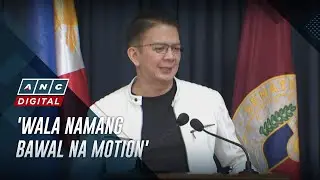 Escudero: Impeachment court can junk VP case based on majority vote | ANC