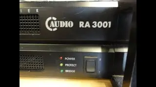 Dyno C-Audio RA3001 power amplifier how to find real audio output power