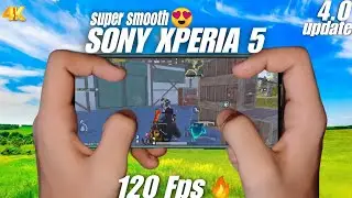 OMG 😱 ||120Fps IN SONY XPERIA 5 MARK 3 🔥|PUBGMOBILE -BGMI|4.0 UPDATE 🔱
