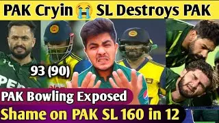 PAK Crying😭 SL Destroys PAK Bowling 160 Runs in 12 Over Shame on PAKISTAN bowlers Shame in PAK Team