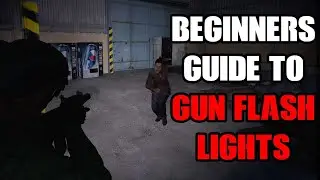 DayZ Beginners Guide To The Weapon Barrel Mounted Flashlight Torch, Pistol & SMGs / Assault Rifles