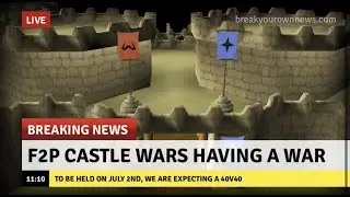 War announcement! Biggest in F2P Castle Wars in OSRS