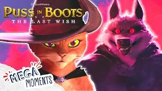 Fighting Death! ⚔️🐱 | Puss In Boots: The Last Wish | Movie Moments | Mega Moments