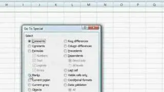 Excel 2007 - Removing blank rows