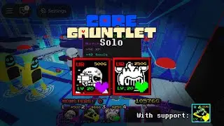 Solo CORE Gauntlet with Aftertale Sans and Whimsalot | Roblox Undertale Adventures