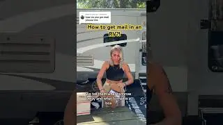 MAIL IN AN RV?! #rv #rvmail #rvliving #shorts #rvshorts #rvfamily