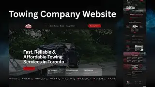 Stunning Towing Service Website Design | Web Design by Towhid Hasan