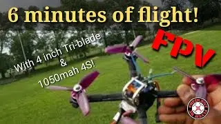 200GT FPV with 1050mah 4S Gemfan 4052 Tri-blades (4 inch)