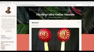 The Peter Allen Online Museum - Devoted to the Items Australian Singer-Songwriter Peter Allen Owned