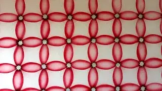 beautiful 3d wall design spray oil paint