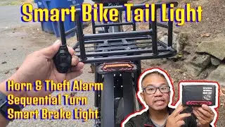 Smart Bike Tail Light with Anti Theft Alarm