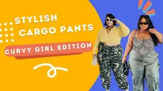 Elegante cal&ccedil;a cargo plus size/Stylish cargo pants 2023