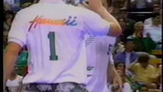 Hawaii Warrior Volleyball '96 - NCAA Semi-Final (part 9 of 11)
