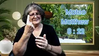 Mateo 8:18 - 22 ASL * lee la biblia con Betsy #276  *  ASL Matthew 8: 18 - 22