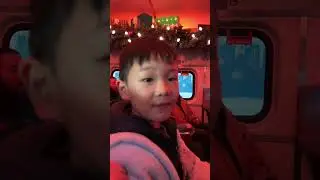The polar express train ride