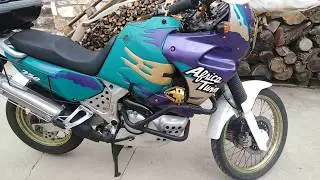 Changing oil on honda xrv 750.